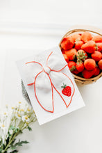 Load image into Gallery viewer, Keira Hair bow - Embroidery Strawberry