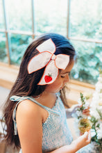 Load image into Gallery viewer, Keira Hair bow - Embroidery Strawberry