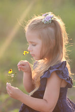 Load image into Gallery viewer, Calla Purple Floral Clips