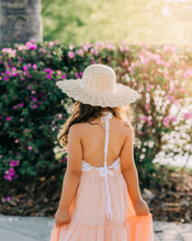 Load image into Gallery viewer, Paloma Straw Hat with ties