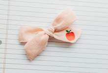 Load image into Gallery viewer, School Girl Hair bow - Apple Pink