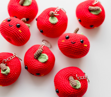 Load image into Gallery viewer, Keychain - Apple Crochet