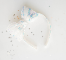 Load image into Gallery viewer, Sandy Headband - Princess Sequin White