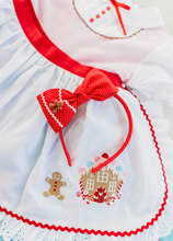 Load image into Gallery viewer, Sandy Headband - Gingerbread Polka Dot Red