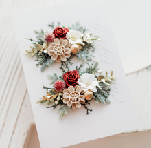 Load image into Gallery viewer, Merry - Floral Clips