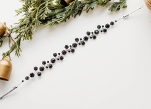 Load image into Gallery viewer, Little Flowers Rhinestone Tiara - Black