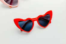 Load image into Gallery viewer, Heart Shaped RED Sunglasses