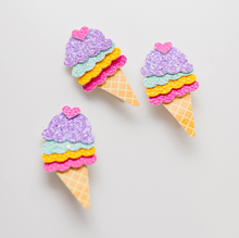 Load image into Gallery viewer, Ice Cream Clip - Rainbow