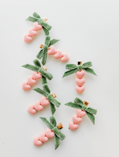 Load image into Gallery viewer, Heart Clip Gingham Pink