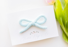 Load image into Gallery viewer, Cami Bow Small - Baby Blue