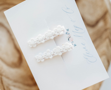 Load image into Gallery viewer, Petra Lace Clip SET - White