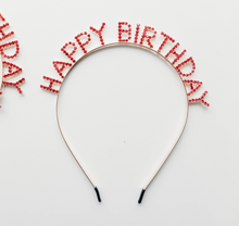 Load image into Gallery viewer, Happy Birthday - Rhinestone Pink