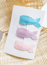 Load image into Gallery viewer, Mermaid Snap Clip SET - Ocean