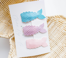 Load image into Gallery viewer, Mermaid Snap Clip SET - Ocean