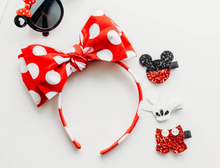 Load image into Gallery viewer, Opal Headband - Minnie Dots