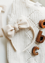 Load image into Gallery viewer, Sandy Headband - Linen Beige