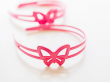 Load image into Gallery viewer, Butterfly Headband - Hot Pink