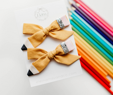 Load image into Gallery viewer, Tina hairbow set - Pencil