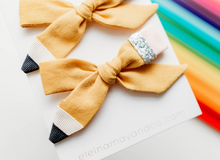 Load image into Gallery viewer, Tina hairbow set - Pencil