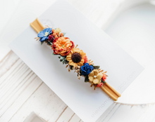 Load image into Gallery viewer, Little Romance Floral Headband - Golden Hour