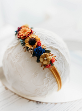 Load image into Gallery viewer, Little Romance Floral Headband - Golden Hour