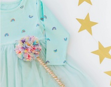 Load image into Gallery viewer, Rainbow Dress - Aqua
