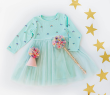 Load image into Gallery viewer, Rainbow Dress - Aqua