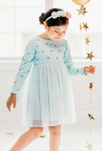Load image into Gallery viewer, Rainbow Dress - Aqua