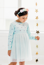 Load image into Gallery viewer, Rainbow Dress - Aqua