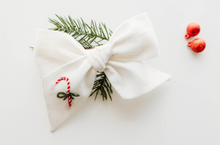 Load image into Gallery viewer, Chloe Hairbow - Candy Cane PREORDER