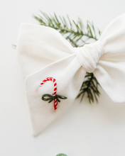 Load image into Gallery viewer, Chloe Hairbow - Candy Cane PREORDER