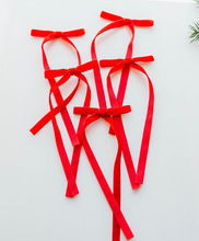 Load image into Gallery viewer, Tally hair bow - Red