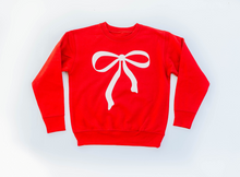 Load image into Gallery viewer, Cute Sweatshirt - Red and Pink Bow