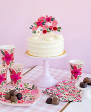 Load image into Gallery viewer, Floral Paper Cup with honeycomb center