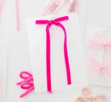 Load image into Gallery viewer, Tally hair bow - Raspberry
