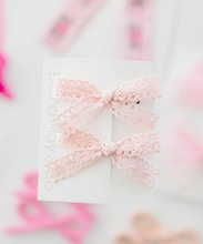 Load image into Gallery viewer, Pink Lace Pigtails