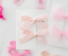 Load image into Gallery viewer, Pink Lace Pigtails