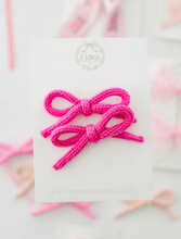 Load image into Gallery viewer, Cami Bow Pigtail - Hot Pink