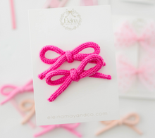 Load image into Gallery viewer, Cami Bow Pigtail - Hot Pink
