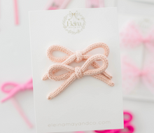 Load image into Gallery viewer, Cami Bow Pigtail - Light Pink