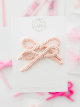 Load image into Gallery viewer, Cami Bow Pigtail - Light Pink