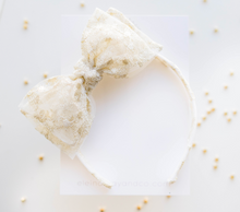 Load image into Gallery viewer, Sandy Headband - Champagne Lace