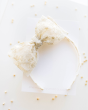 Load image into Gallery viewer, Sandy Headband - Champagne Lace