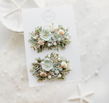 Load image into Gallery viewer, Seashell Mermaid Clip - Sage