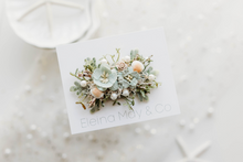 Load image into Gallery viewer, Seashell Mermaid Clip - Sage