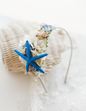 Load image into Gallery viewer, Leah Mermaid Headband - Starfish Neutral Blue
