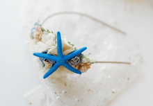 Load image into Gallery viewer, Leah Mermaid Headband - Starfish Neutral Blue