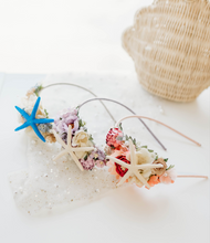 Load image into Gallery viewer, Leah Mermaid Headband - Starfish Neutral Blue