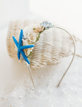 Load image into Gallery viewer, Leah Mermaid Headband - Starfish Neutral Blue