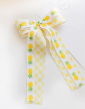 Load image into Gallery viewer, Bertie Hair Bow - Pineapple